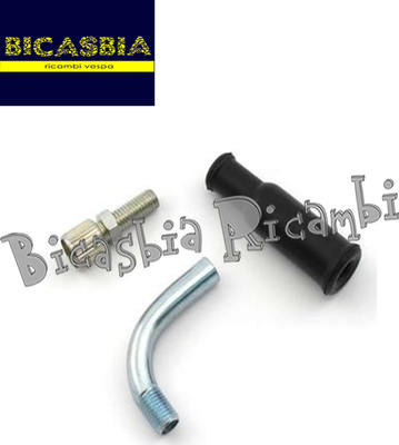 Kit Curva Guía De Gas Al Carburador Para Piaggio Ciao 50 – Ciao P Y PX 50 – Repuesto Original Motocenter