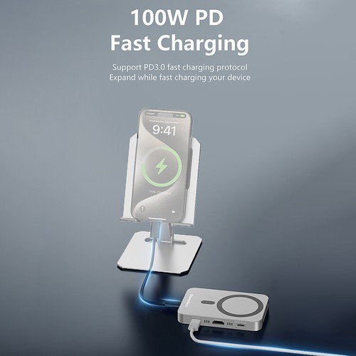 Blueendless Magnetic Hard Drive Enclosure Docking Station Type-C HDMI HD USB3.2 - Picture 12 of 20