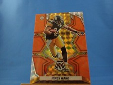 Hines Ward Mosaic 2022 Orange Reactive Mosaic Prizm