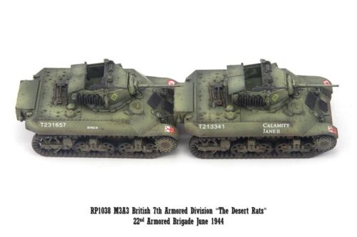 S-Modell 1/72 British M3A3 ""The Desert Rats"" 2 Panzer im Set Fertigmodell - Bild 5 von 8