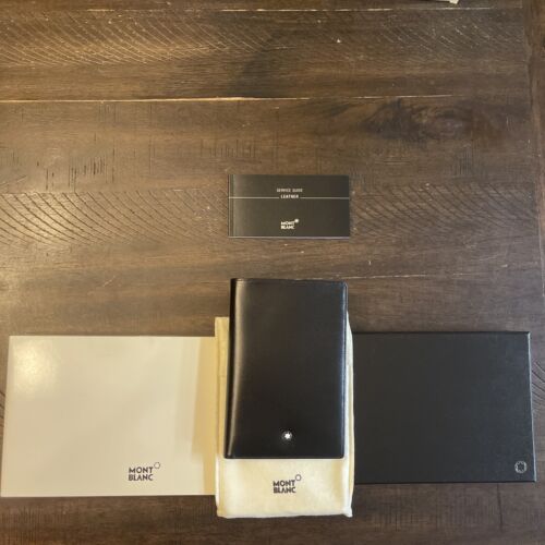 Montblanc Wallet 8cc With Id Card LOC 35802 Size 6x4x1/2