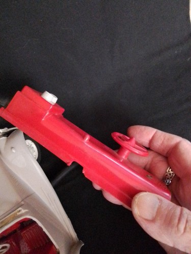 Vintage Gray And Red MG-141 Remote Control Car. Not Complete - Picture 7 of 10