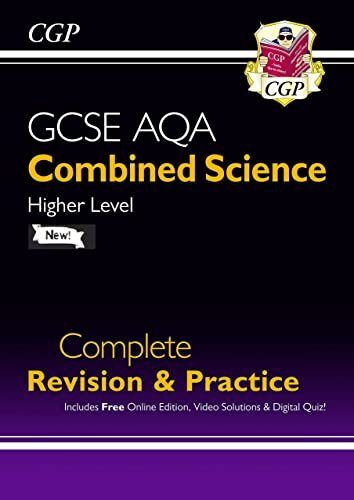 New GCSE Combined Science AQA Higher Comple... by CGP Books Paperback / softback - Picture 1 of 2