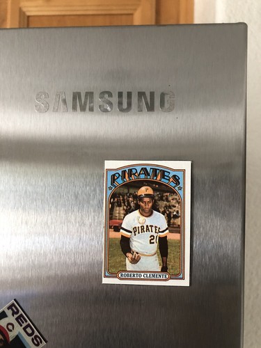 "1972 Topps Roberto Clemente" Flexible Magnet - Bild 3 von 3