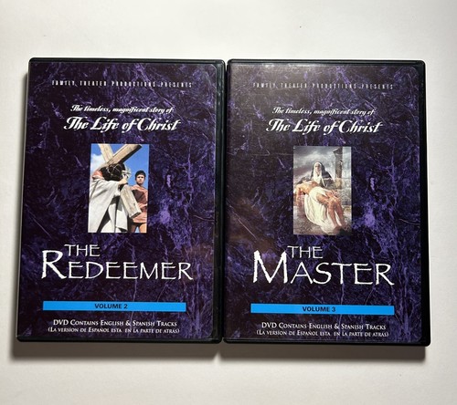 Das Leben Christi - Der Erlöser & der Meister DVD Band 2 & 3 Spanisch/Englisch