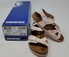 Birkenstock Cute Flowers Rose Girl Sandals U.S 9 U.K 27 With Box.