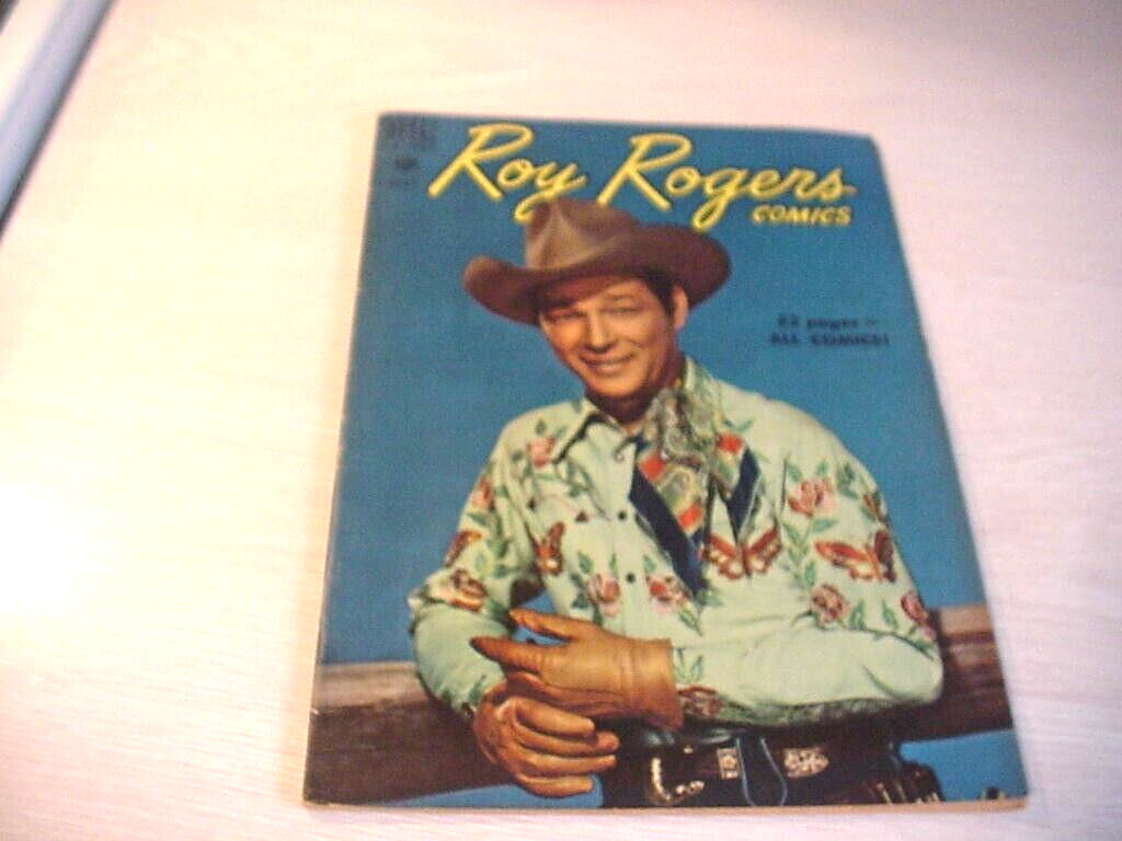 VINTAGE 1948 ROY ROGERS WESTERN COMICS BOOK # 10 VG BY DELL