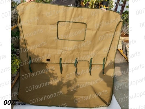 Tapa blanda de verano para Willys Jeep Ford MB GPW G-503 - verde oliva claro en lona - Imagen 9 de 19