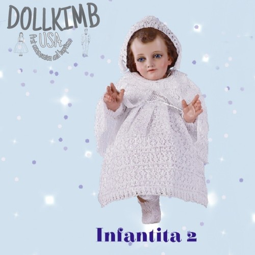 Handgewebte Kleidung für Gotteskind. Kinderanzug Gott. Baby Jesus Kleidung - Bild 6 von 12