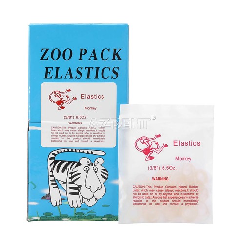 5000Pcs Dental Orthodontic Super Elastic Rubber Bands Zoo Pack 3.5/5.0/6.5 OZ - Picture 28 of 28