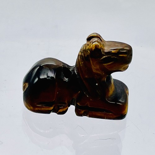 Trusty Steed Tiger's Eye Horse Pony Animal Beads | 20x15x9mm | Golden Brown - 第 6/12 張圖片