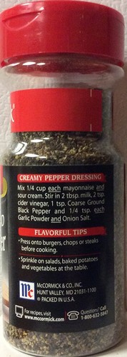 McCormick's COARSE GROUND Black Pepper - 3.12 oz - (6 Pack) - EXP 09/30/2028 - Picture 2 of 2