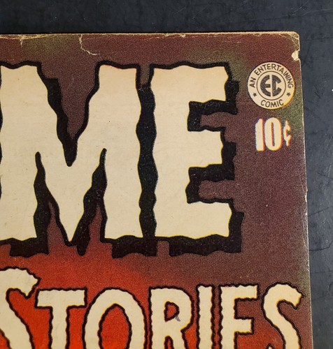 CUBIERTA DE AFEITADORA CLÁSICA CRIME SUSPENSTORIES 16 LAST OLD WITCH EC COMICS 1953 - Imagen 7 de 14