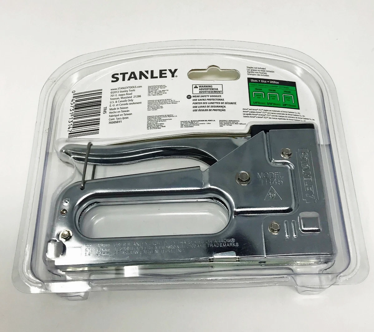 Stanley Hand Tools TR45K SharpShooter Household Staple Gun 53 OFF