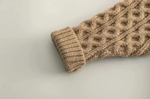 Clothes Sweater Knit Cardigan for Girls Boys Long Sleeve Keep Warm Thickened - Picture 4 of 26