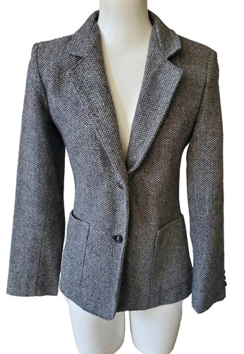Vintage Ira Joyce Damen grau Sport Mantel Anzug Jacke Größe 7/8  - Bild 1 von 8