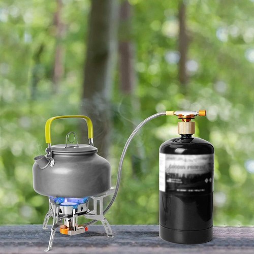 3700W Piezo Ignition Picnic Hiking Windproof Camping Gas Stove Outdoor Cooking - Picture 8 of 9