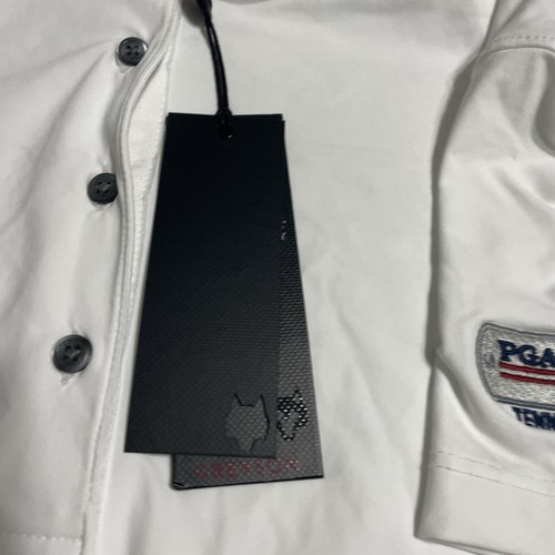 Polo Greyson FOX Scarlett para mujer L blanco ártico SS camisa logotipo PGA TN golf nuevo con etiquetas - Imagen 5 de 11