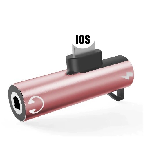 Adaptateur 2 en 1 pour iphone 7 8 plus X audio écouteur double chargeur jack - Bild 11 von 11