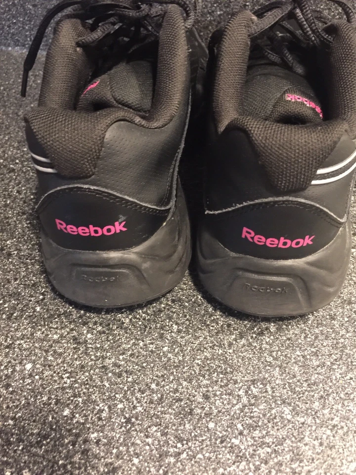 Женские кожаные спортивные туфли Reebok DMXMAX черные с розовой отделкой размер 7 105241066 - Изображение 2 из 4