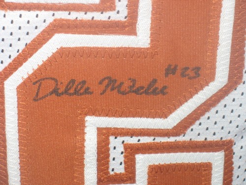 Camiseta deportiva personalizada firmada por Dillon Mitchell con certificación JSA de Texas Longhorns - Imagen 2 de 5