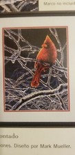 Cross Stitch Kit ~ Dimensions Night Time Ice Cardinal on Branch #70-35292