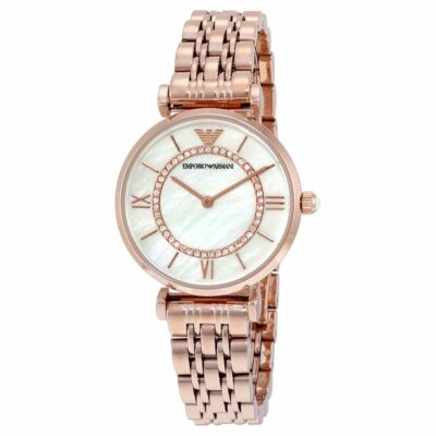 Emporio Armani Classic Wrist Watch For Women Rose Gold For Sale Online Ebay