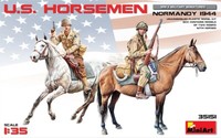 Plastikbausatz Miniart 35151 Us Reiter Normandie 1944 U.S. Horsemen 1:35
