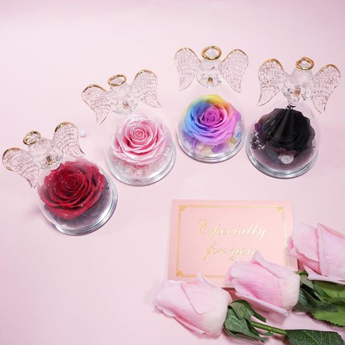 Preserved Flower Rose Gift for Women - Mother'S Day Birthday Gifts for Mom Wife - Picture 7 of 9