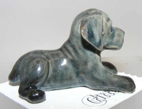 Pequeño perro porcelana en miniatura Little Critterz Corso (Mastín) ""Benny"" LC1046 - Imagen 5 de 8