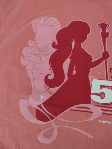 Disney Princess 5K T-Shirt 2019 Size 2XL Ariel Marathon Shirt - Picture 2 of 7