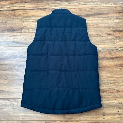 ORIGINAL WEATHERPROOF VINTAGE BLUE SMALL VEST PUFFER JACKET QUILTED MENS - Picture 7 of 7