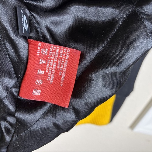 Pittsburgh Steelers 4X Super Bowl Champions Wool Leather Jacket Size Adult L - Bild 7 von 16