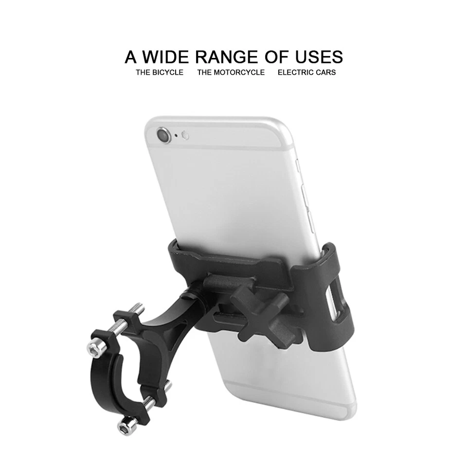 360° Aluminum Motorcycle Bike Bicycle Holder Handlebar Cell Phone GPS MTB Mount - image 4 of 4