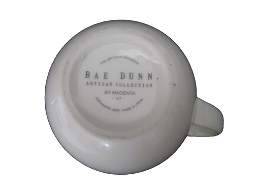 Tazza Halloween Rae Dunn Collezione Artigianale Magenta Scheletro Giocoleria Caramelle Mais - Foto 4 di 4