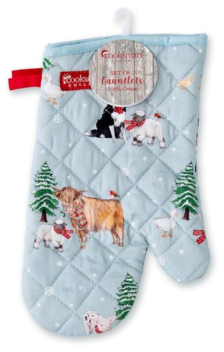 Cooksmart Oven Gloves Single Gauntlet Mitt - Picture 9 of 41