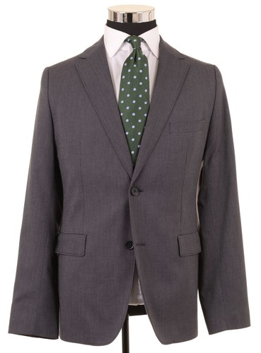 RECENT Hugo Boss Stretch Blue Woven Viscose Sport Coat Casual Blazer Jacket 40R  - Picture 1 of 11