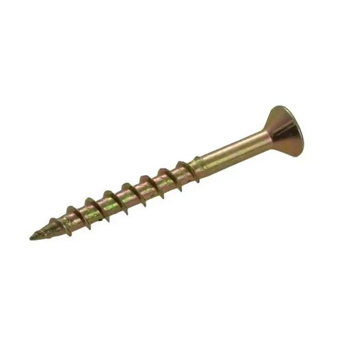 Bremick Pack Size 500 Zinc Yellow Chipboard 10g x 65mm Phillip Timber Screw - Picture 2 of 4
