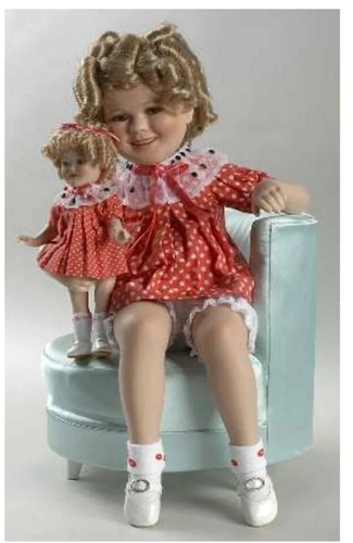 Shirley Temple Polka Dot Pals Two of a Kind mit Zertifikat Danbury Mint Neu im Karton