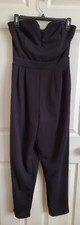 Iris Romper Pant One-piece Size M Medium Black Sleeveless
