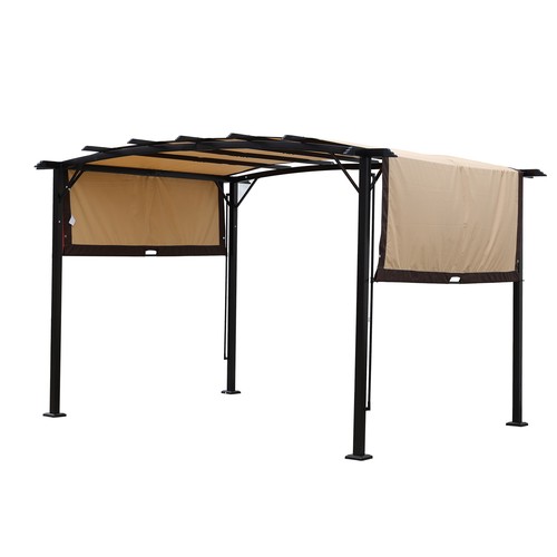 Universal Canopy Cover Replacement for 12x9 Ft Curved Outdoor Pergola Gazebo - Picture 4 of 12