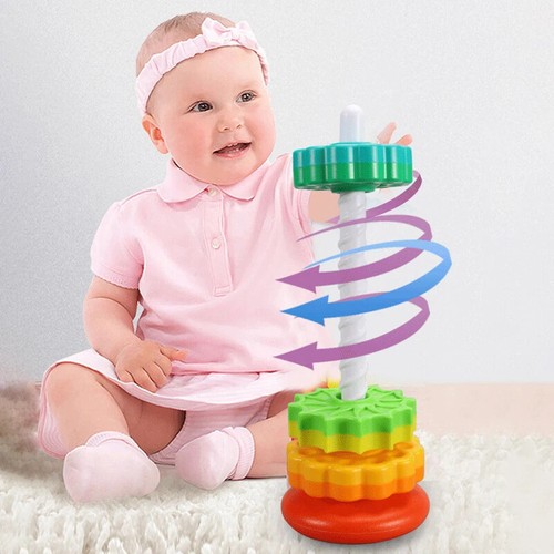 Stacking Music Color Nesting Ring 1-3 Years Old Infant Baby Early Education Toys - Picture 8 of 16