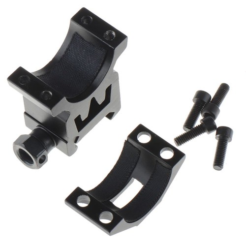 1 Pair Aluminum 25.4mm Ring Scope Mounts w/20mm Rail Hunting Rifle Scope - Picture 5 of 7