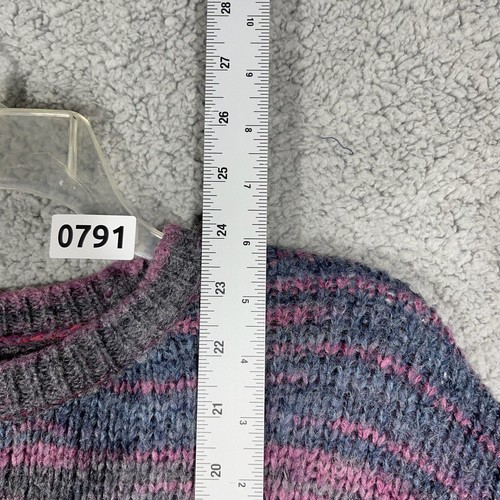 Aeropostale Sweater Womens Small Striped Ombre Wool Knit Sweatshirt Pink Aero - Bild 4 von 18