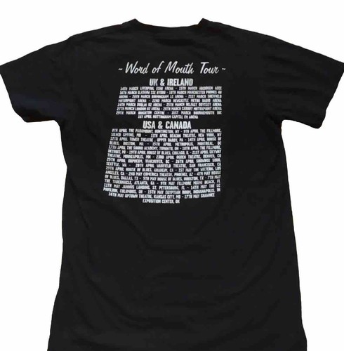 2014 Official The Wanted Band t-shirt, Word Of Mouth Unisex Festival Clothing - Picture 4 of 4