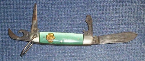 VTG GIRL SCOUT LOT BROWNIE RAINBOW GIRL POCKET KNIFE FIELD CUP CAMP FIRE RAINBOW - Picture 8 of 12
