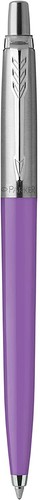 Parker Jotter Ballpoint Pen Purple & Stainless Made In France New