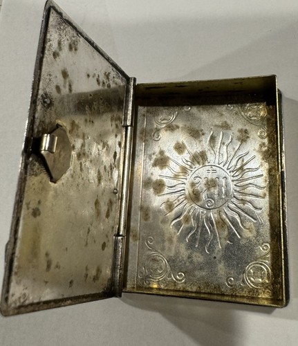 Embossed Metal Bible Box With Pope John XXIII 1950-60's - Picture 5 of 5