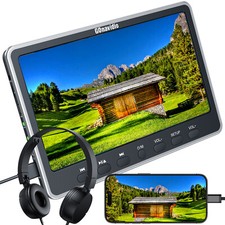 12" IPS Screen Car Headrest DVD Player Rear-Seat Monitor 1366x768 HDMI USB SD AV