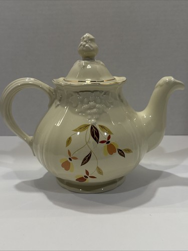 Hall Autumn Leaf Teapot Grape Thorley Pattern NALCC Teapot Jewel - 2006 - Picture 5 of 9
